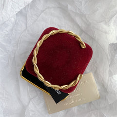 Charm Cuff Twist Bracelets Opening Bangles