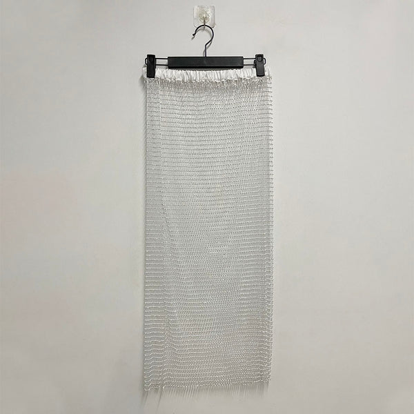 YOUR BUMP CURVE Shiny Crystal Mesh Hollow Split Loose Skirt Sexy Ladies Beach Party Rhinestone Skirt