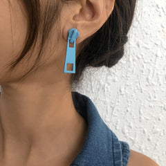 Zipper Personality Stud Earrings