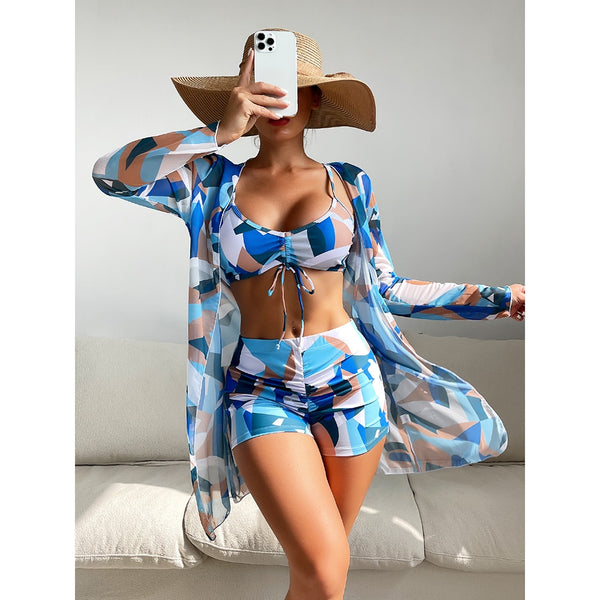 High Waist Bikinis 3 piece