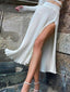 Odette Ribbed Knit Crop Top & Pleated Skirt Collection