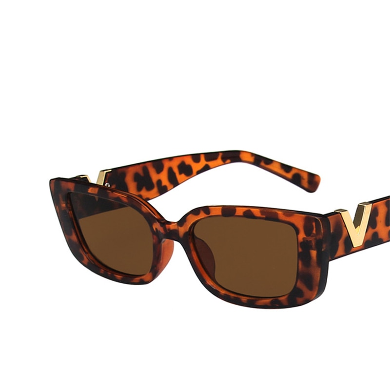 Alessia Slim Rectangle Sunglasses