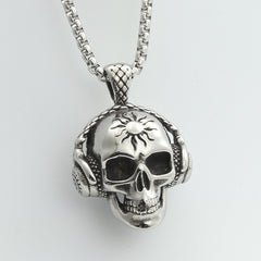 Punk Hip Hop Cassette Necklace Vintage Stainless Steel Men Necklace Chain Fashion Nightclub Rock Jewelry Gift Wholesale