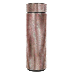 500ml Creative Smart Diamond Thermos Bottle Stainless Steel Water Bottle for Girls Portable Vacuum Flasks Coffee Thermos Cup