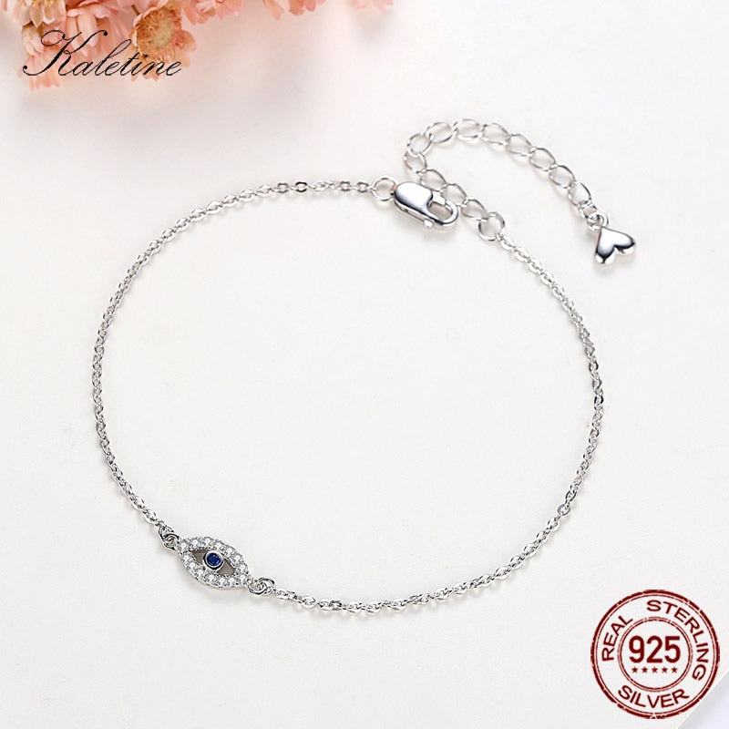 Nazar 925 Sterling Silver Evil Eye Bracelet