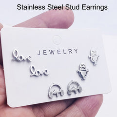 3prs Set Earrings Music Guitar Microphone Drop Dangle Earrings For Women DJ Music Lover Gifts Jewelry Pendientes Cерьги