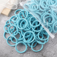 50PCS/Set Basic Hair Bands Simple Solid Colors Elastic Headband Hair Ties