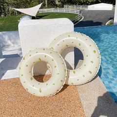 Summer Striped Swim Ring for Kids