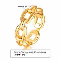 Chloe's Chunky Chain Ring