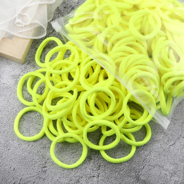 50PCS/Set Basic Hair Bands Simple Solid Colors Elastic Headband Hair Ties