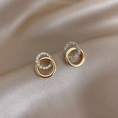 New Fashion Contracted Heart Pearl Fine Earrings Joker Sweet Elegant Temperament Women Drop Earrings