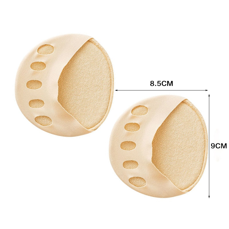 Five Toes Forefoot Pads for Women High Heels Half Insoles Calluses Corns Foot Pain Care Absorbs Shock Socks Toe Pad Inserts