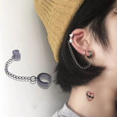 Hip Hop Korean Fashion Cross Earrings For Women Grunge Cross Ear Earrings серьги кресты Skeleton Crochet Punk Earrings Wholesale