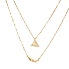 Delicate Paper Airplane Boat Necklaces for Women Girls Gold Color Origami Boat Ocean Inspiration Gift for Sea Love Trave Jewelry