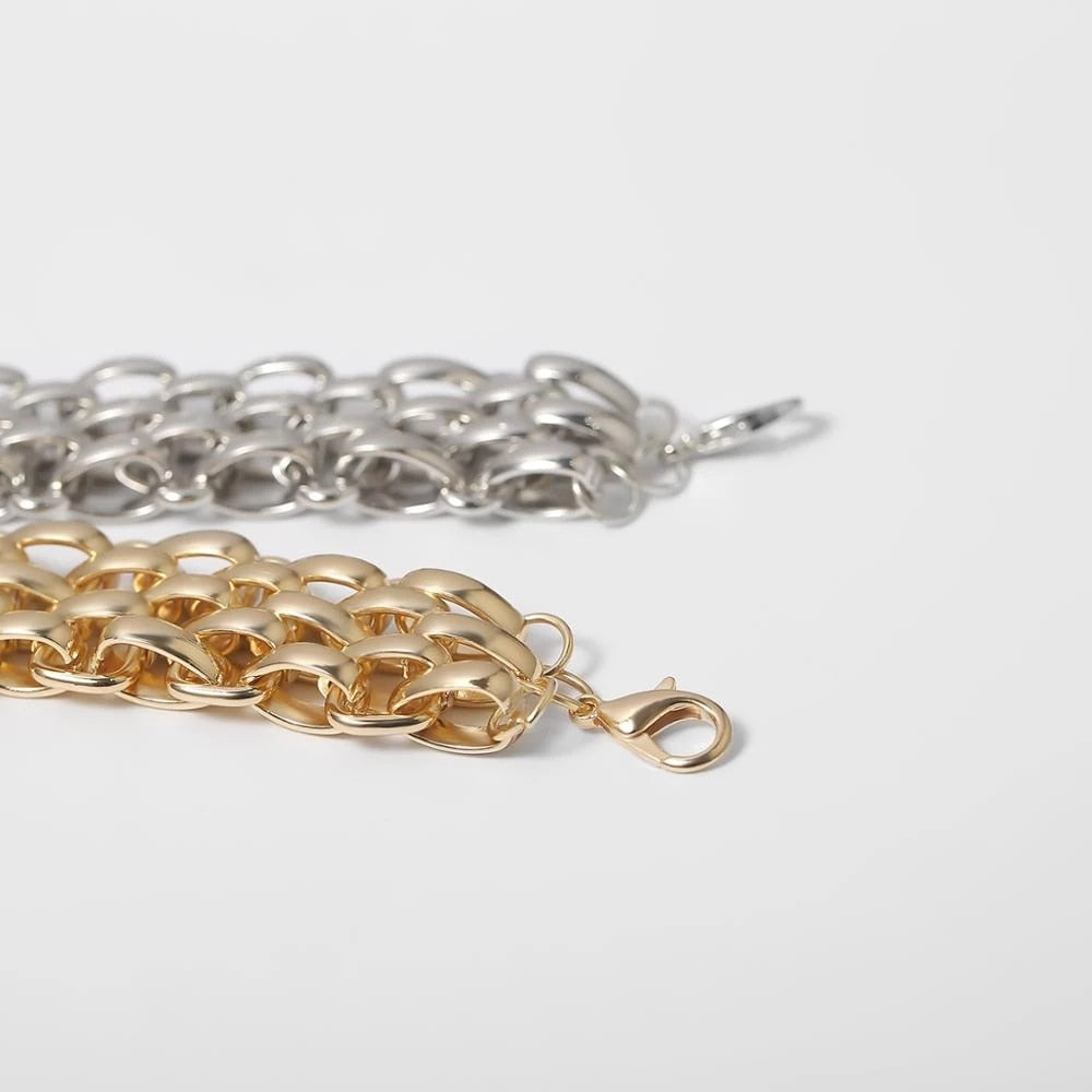 Vesper Chunky Chain Choker Necklace