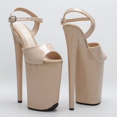 Pu upper fish mouth High Heels Sandals Pole Dance shoes