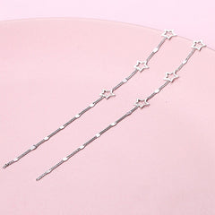 2023 Fashion Crystal Earrings Tassel Temperament Water Drop Earrings for Women Elegant Bridal Wedding Engagement Jewelry Gift