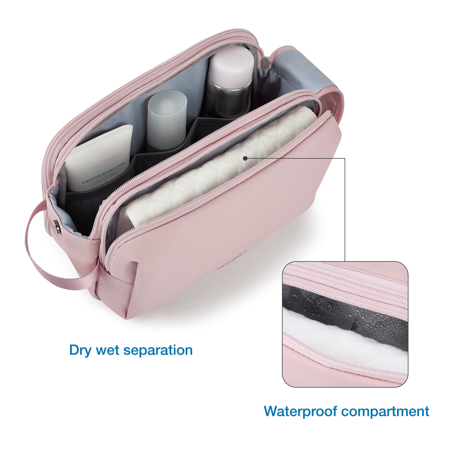 Undine Waterproof Travel Cosmetic Bag Collection