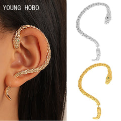 Twining Snake Shape Personality Metal Animal Ear Hook