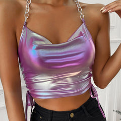 Lucy's Shimmering Stardust Crop Top