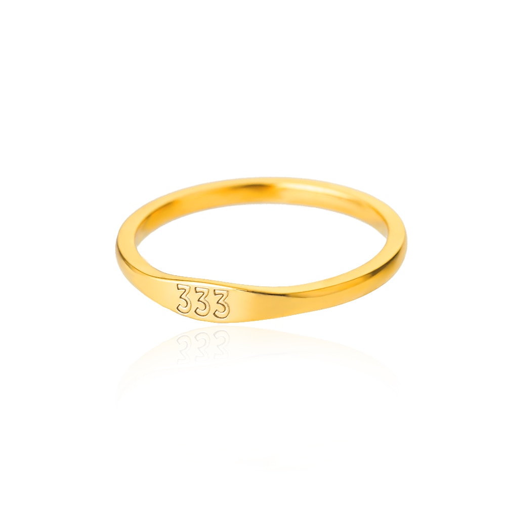 Astra Angel Number Stainless Steel Ring Collection