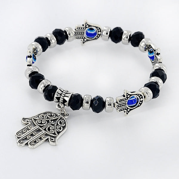 Nazar Blue Evil Eye Crystal Bracelet