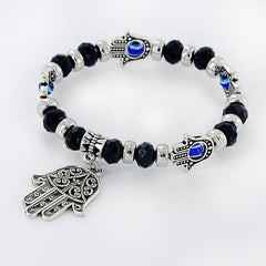 Turkish Blue Evil Eye Bracelet For Women Crystal Resin Lucky Bead