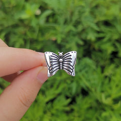 Gothic Geometric Mushroom Ring