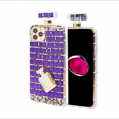 Rhinestone Crystal Perfume Bottle Phone Case for Apple