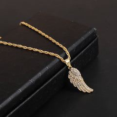 Men Hip Hop Fashion Full Rhinestone Bull Head Pendant Necklace Sparkling Ice Out Gold Plated Metal Necklace