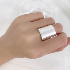 XIYANIKE Hip Pop Irregular Texture Wide Open Rings for Women Men Korean Fashion Punk Jewelry Couple Gift Party кольцо женское