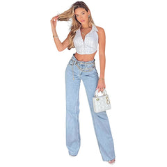 The Stretch Jeans High Waist Wide Leg
