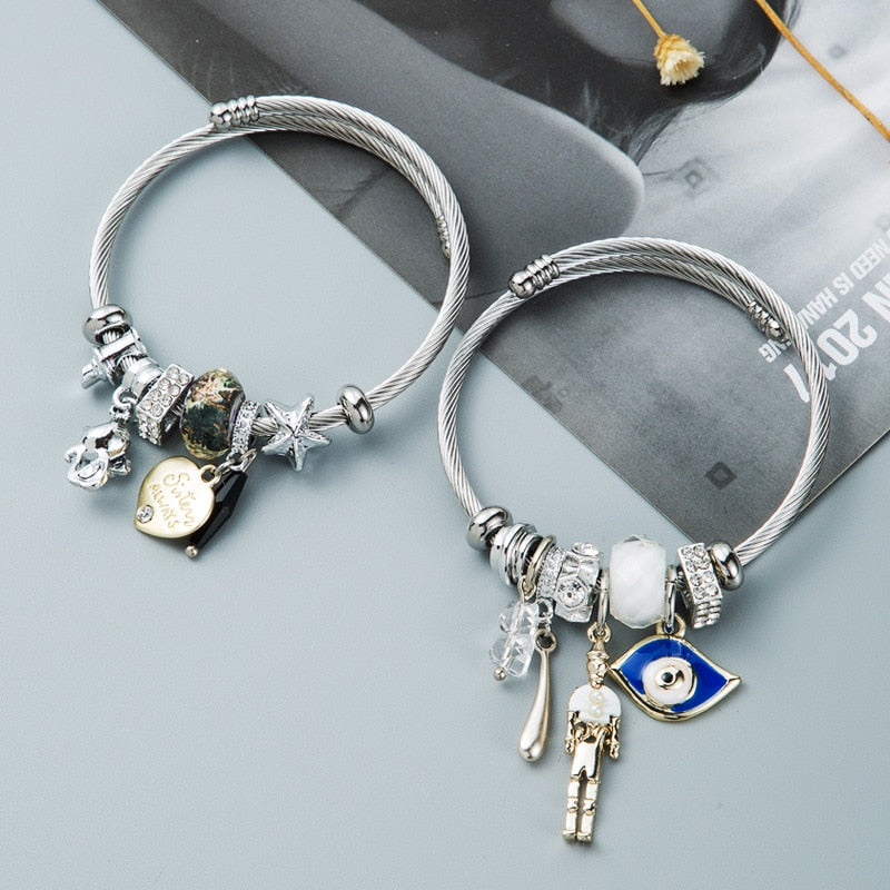 Love Bracelet for Women Metal Water Proof