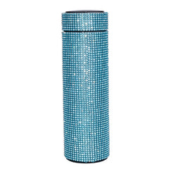 500ml Creative Smart Diamond Thermos Bottle Stainless Steel Water Bottle for Girls Portable Vacuum Flasks Coffee Thermos Cup