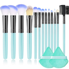 Makeup Brushes Set with Powder Puff