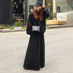 Yeezzi Solid Fashion Loose Cotton Trousers Wide Leg Pants Casual Work Long Pants Palazzo Female Turnip for Women 2022 New