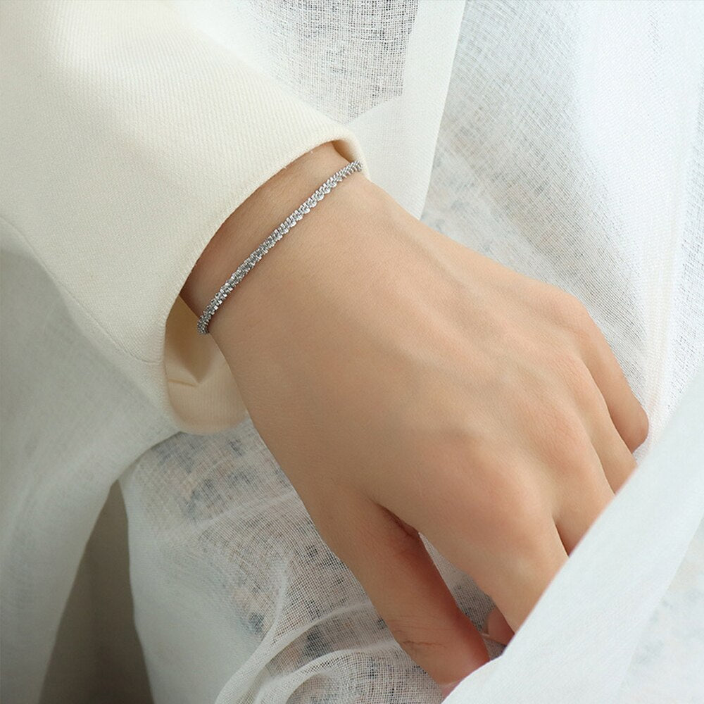 Aurelia Minimalist Polished Charm Bracelet