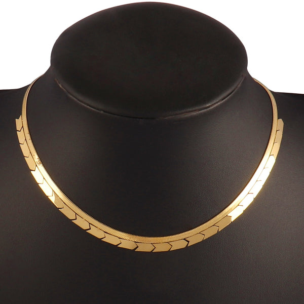 Solene Geometric Pendant Choker Collection