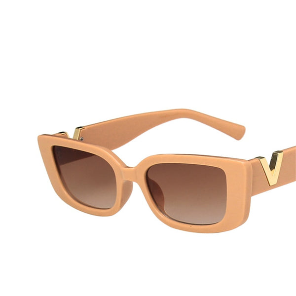 Alessia Slim Rectangle Sunglasses