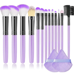 Makeup Brushes Set with Powder Puff