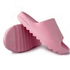 Unisex Summer Slippers Indoor High Soft Bottom Sandals Open Toe Trend Slides Light Beach Shoes Slippers