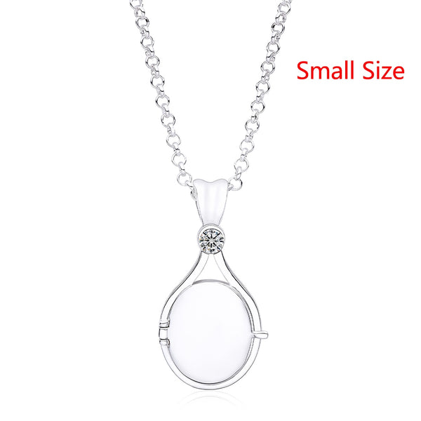 Nerissa Crystal Mermaid Shell Locket Necklace