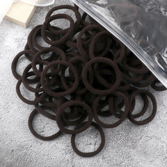 50PCS/Set Basic Hair Bands Simple Solid Colors Elastic Headband Hair Ties