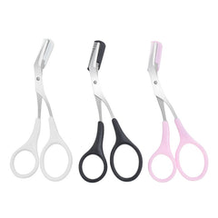 Eyebrow Trimmer Eyebrow Scissors with Comb Stainless Steel Eyebrow Razor Hair Scissors