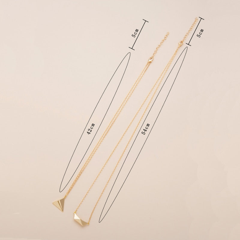 Vela Origami Boat & Airplane Pendant Necklace