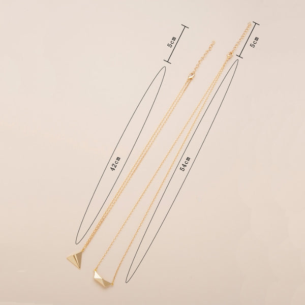 Vela Origami Boat & Airplane Pendant Necklace