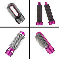5 in 1 Hair Dryer Heat Comb Hair Curler Professional Iron Hair Straightener Styling Tool Hair Dryer Combination Kit