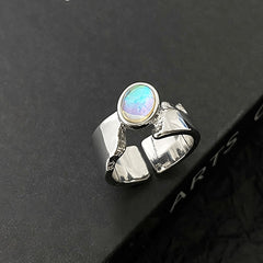 Silver Color Minimalist Irregular Twined Finger Rings