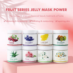 Natural Soft Hydro Jelly Face Mask Powder Series Rose Whitening Aloe Vera Mask DIY Rubber Facial SPA Jelly Mask Facial Skin Care