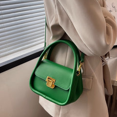 Pu Leather Crossbody Bag Small Flap Messenger Bag Handbags